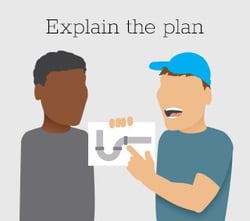 Plumber Tip: Explain the Plan